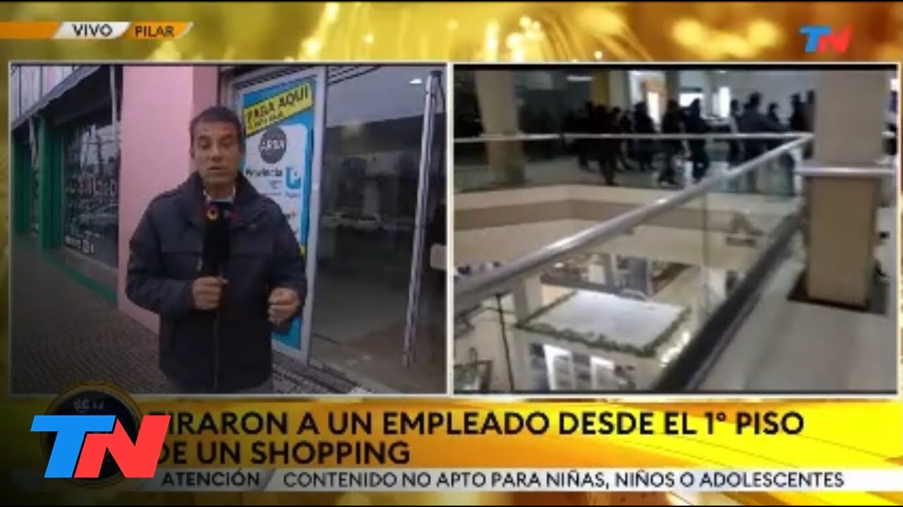 PILAR: Un empleado del Shopping Pilar Point fue tirado desde el primer piso.