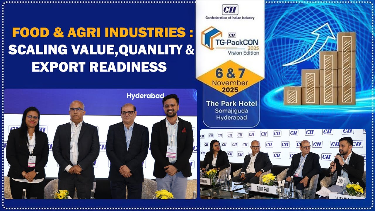 The Future of Food & Agri | CII Panel Discussion | CII TG-PACKCON 2025 | Hybiz tv