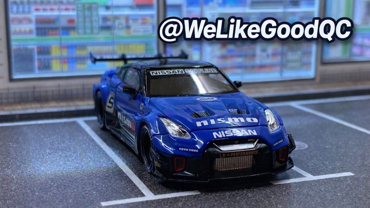 Diecast Review! MiniGT 1124 LB Silhouette Works GT RR35 Ver 2 in Blue
