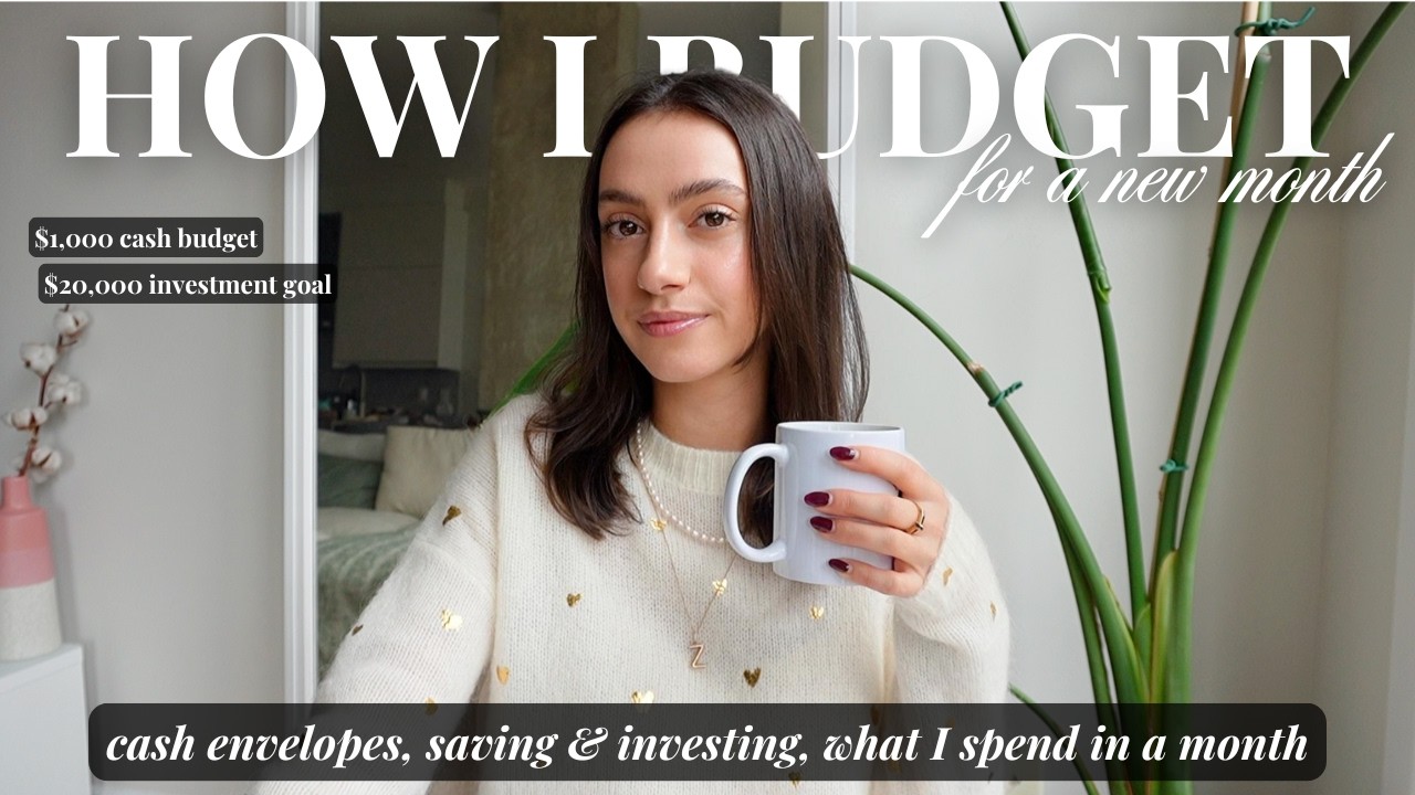 HOW I BUDGET 💸✅ monthly payday routine, saving & investing, cash envelopes + financial anxiety