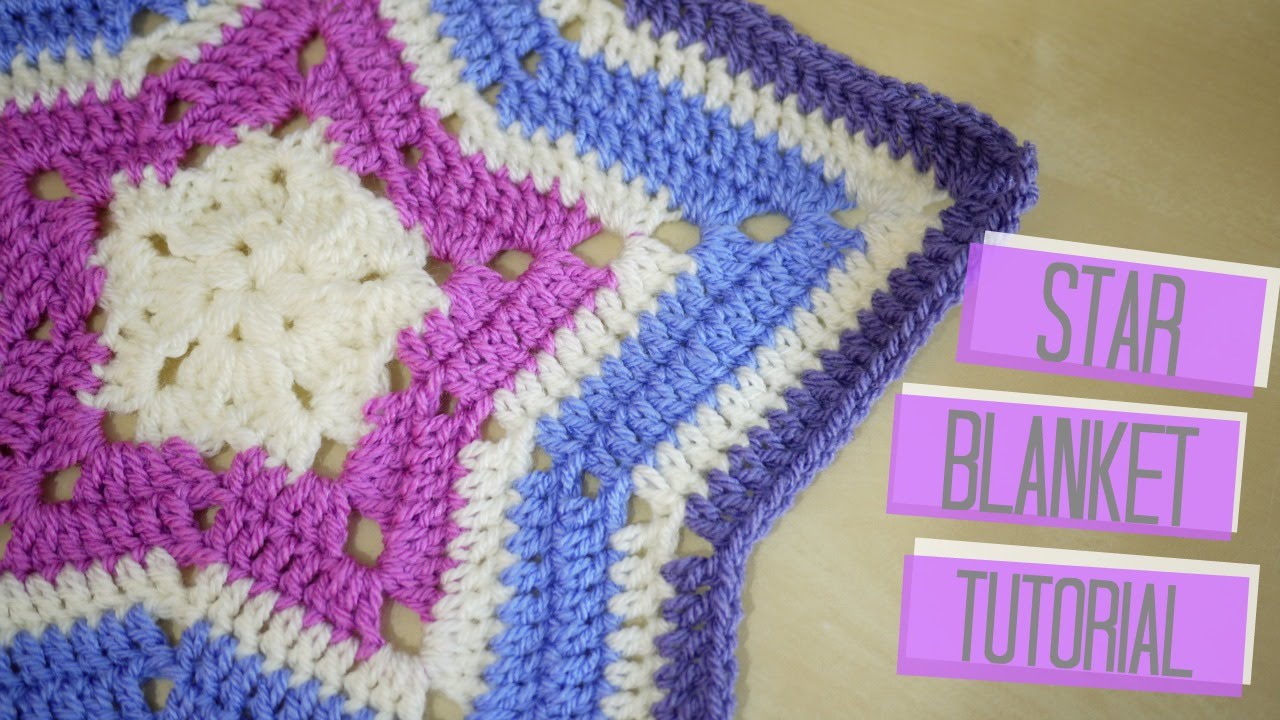 CROCHET: Star blanket | Bella Coco