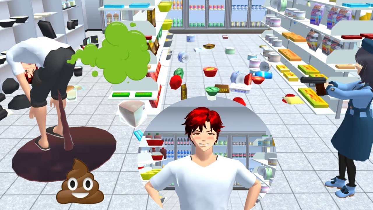Taiga Eek Mencuri Di U-Mart l Polisi Mio Tangkap Taiga Eek 😁 Sakura School Simulator 