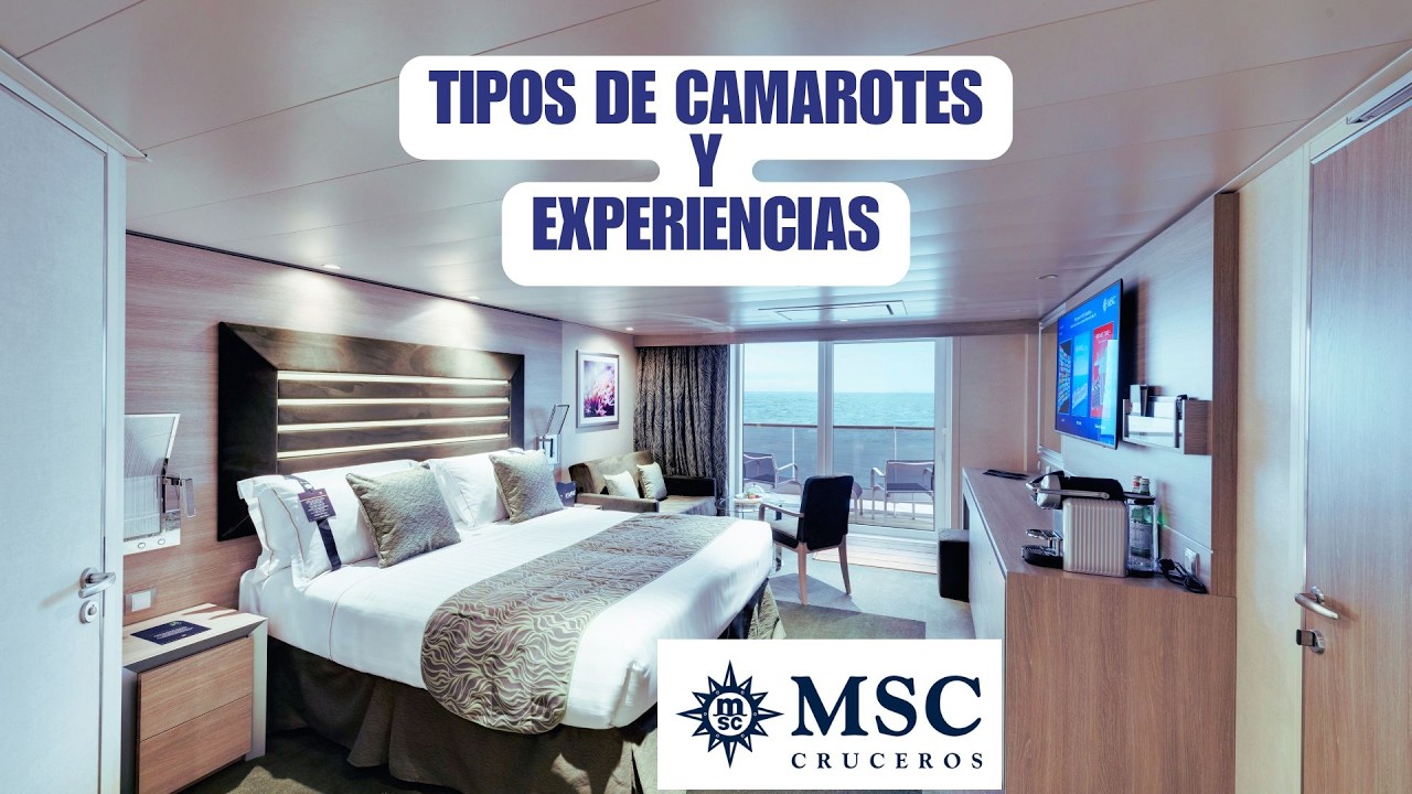 Da igual el tipo de CAMAROTE MSC que reserves. Lo mejor es que puedes RESERVAR CON 50€ #msc #cruise