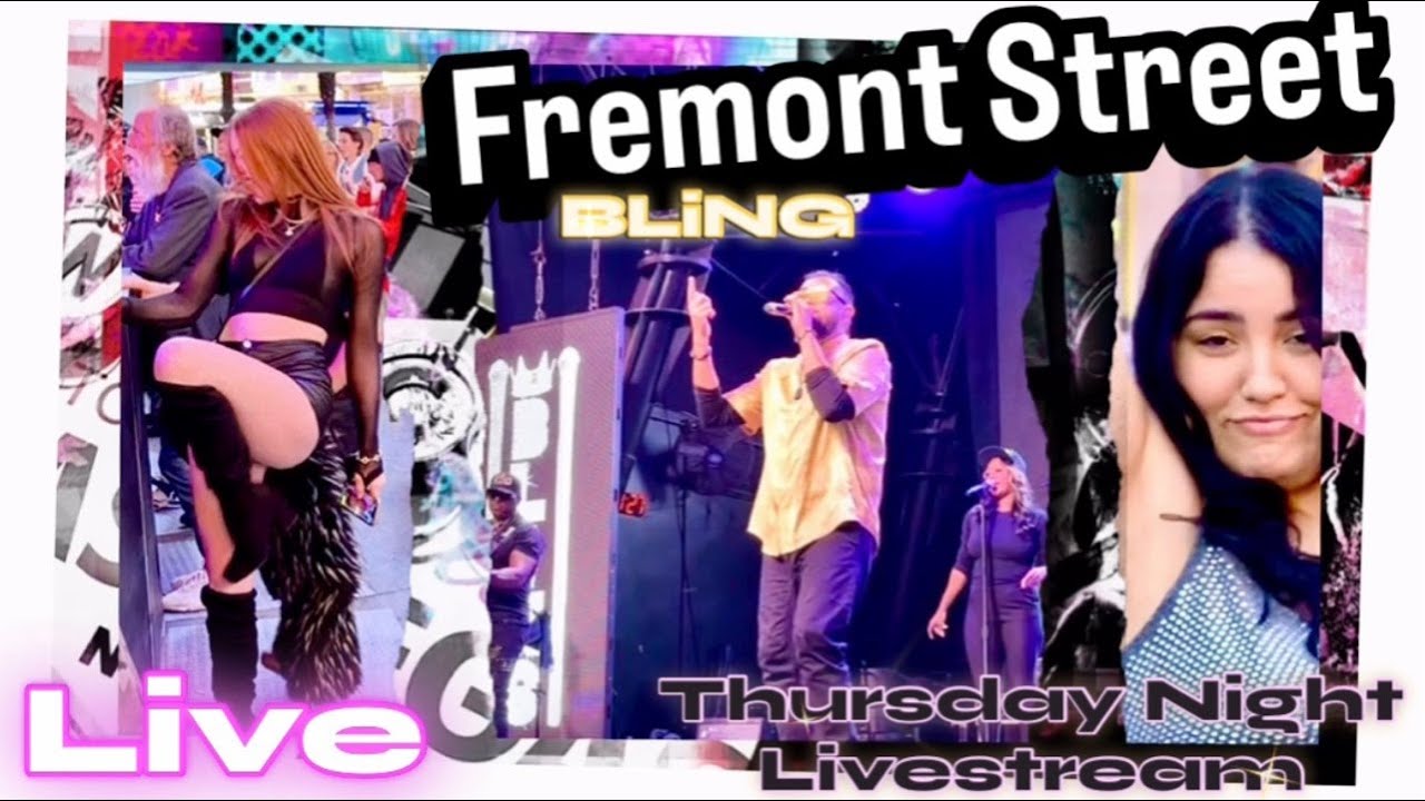 LIVE Las Vegas FREMONT STREET Livestream IRL #lasvegaslive