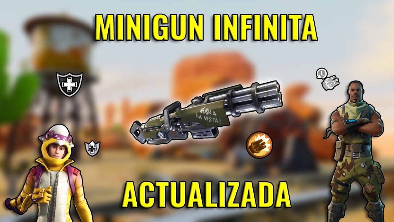 Build Minigun Infinita aventura | Fortnite Salvar el Mundo