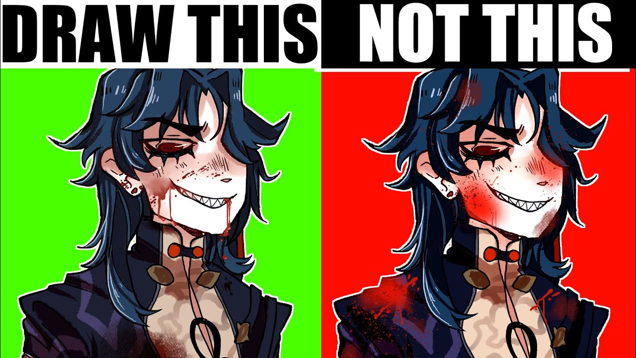 DRAW THIS, NOT THAT [blood, water, special fx]