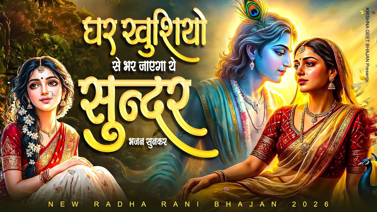 घर खुशियों से भर जाएगा ये सुंदर भजन सुनके | Sundar Bhajan | Krishna Bhajan | Radha Bhajan