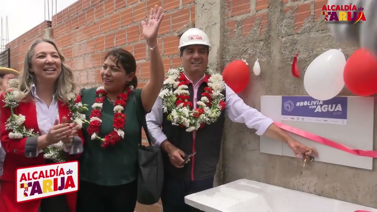 Alcaldía de Tarija habilitó sistemas de agua para familias de 60 barrios de nuestra ciudad 