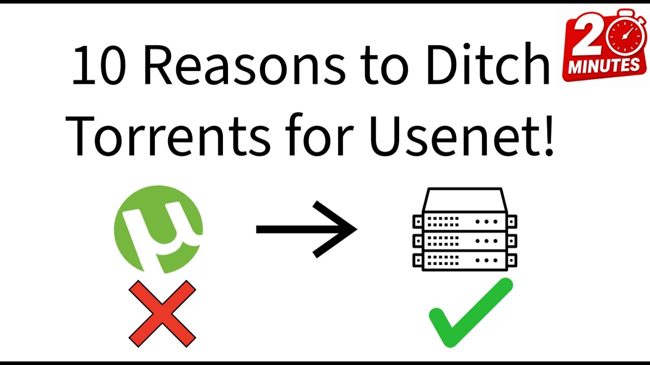 10 Reasons to Ditch Torrents for Usenet in 2 minutes!