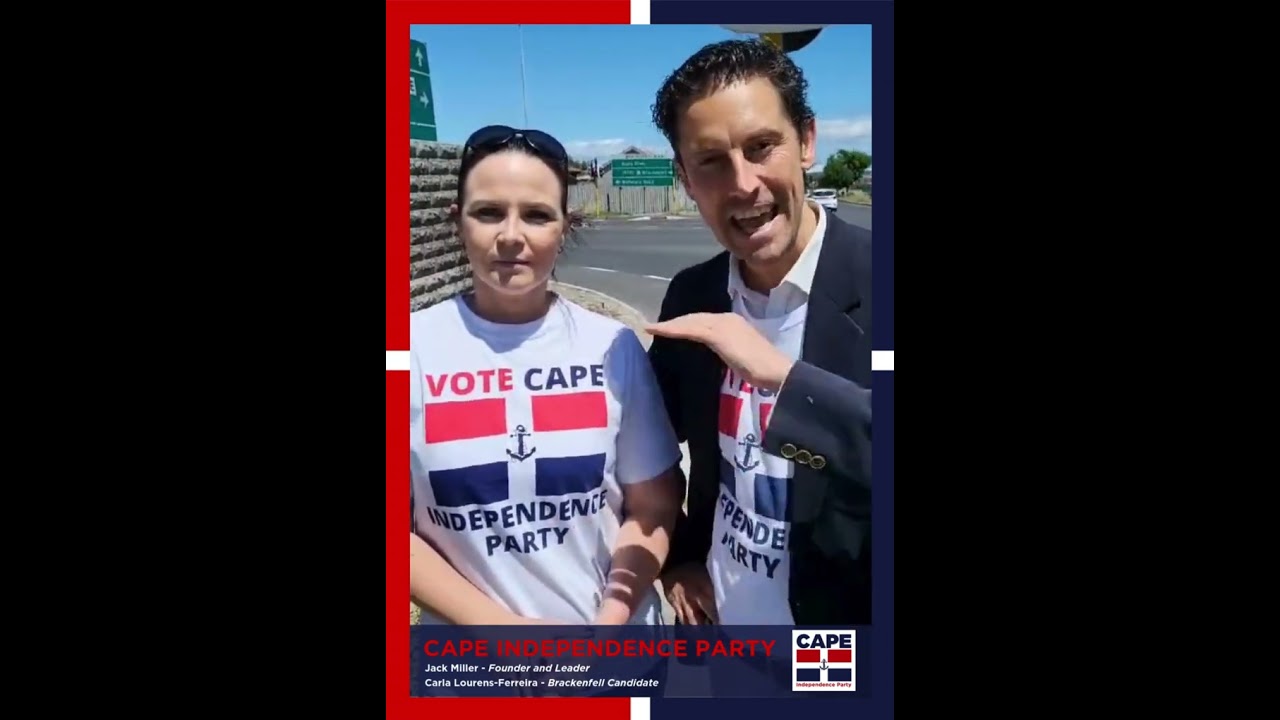 Ward 8 By-election: Cape Independence Party Leader Jack Miller and Candidate Carla Lourens-Ferreira