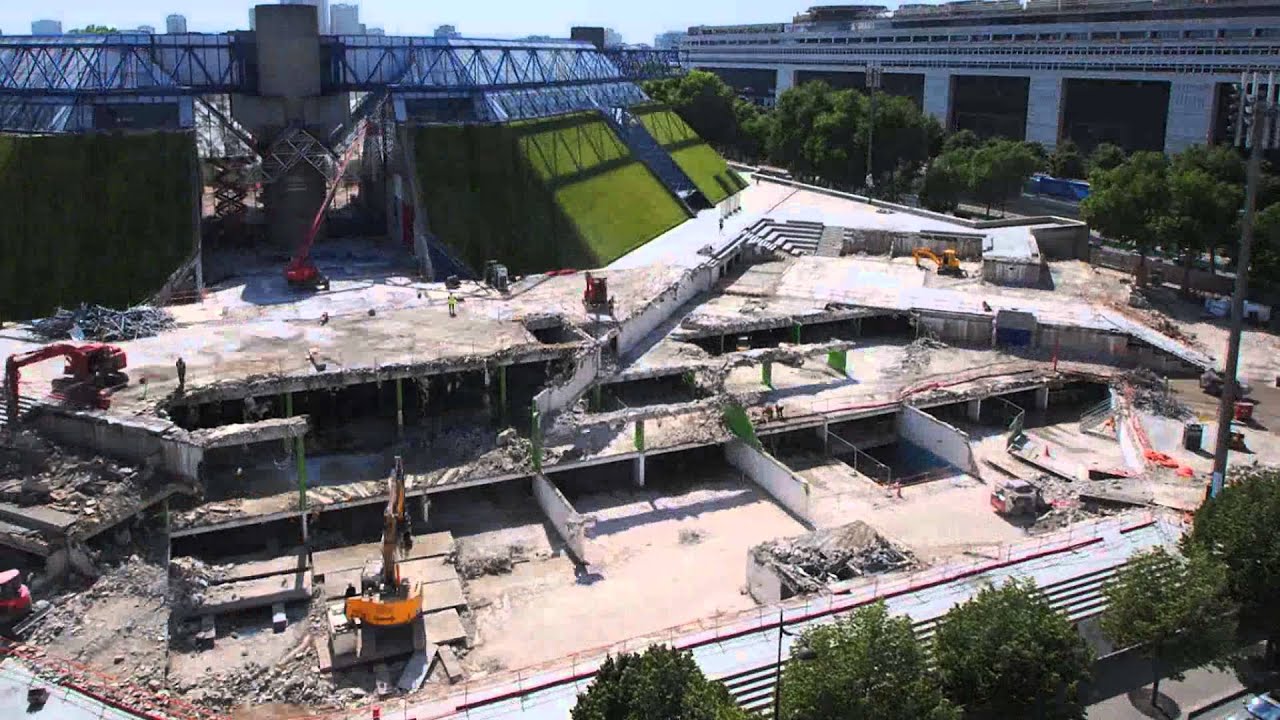 Timelapse rénovation AccorHotels Arena - oct 2015