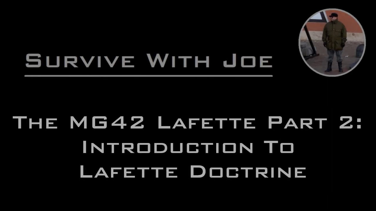 The MG42 Lafette Part 2: Introduction To Lafette Doctrine