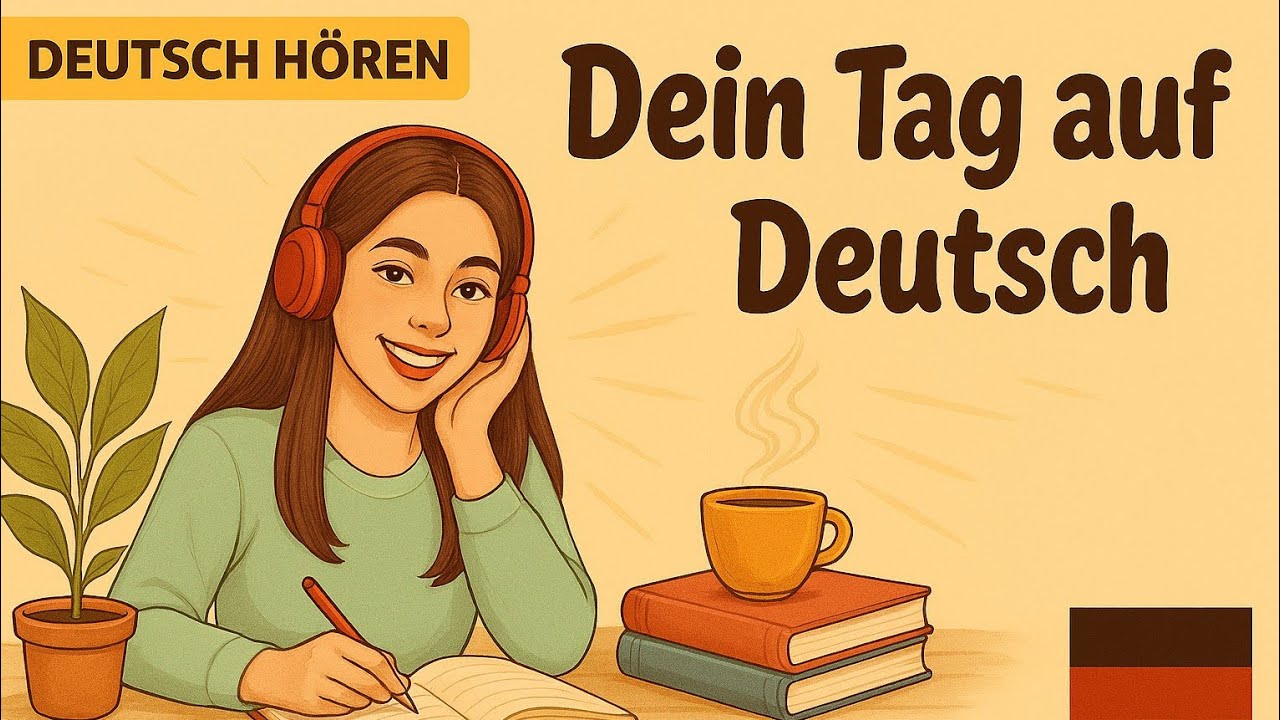 Deutsch lernen: Mein Alltag auf Deutsch – Beschreibe deinen Tag!  