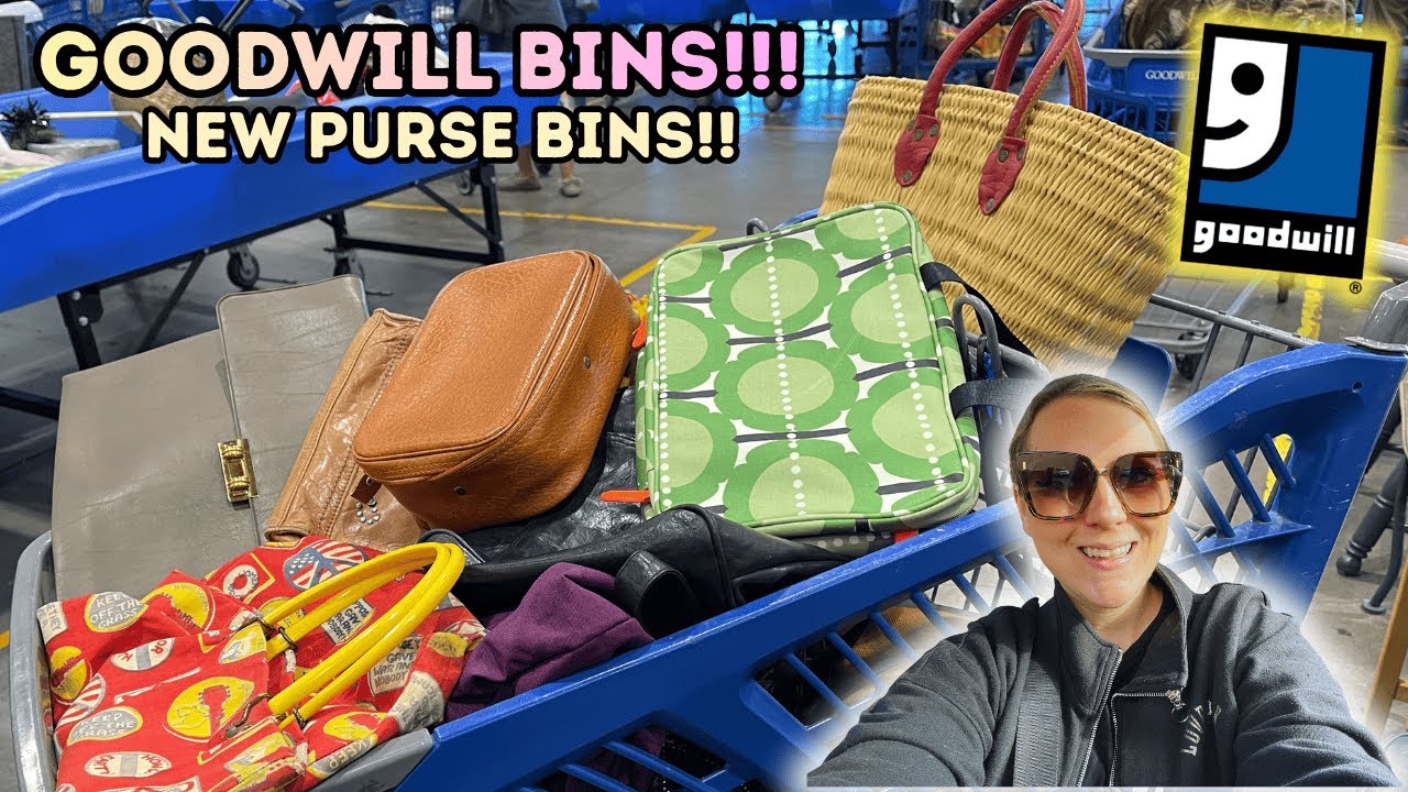 Lets Go To GOODWILL Bins! I Walked In To ✨NEW PURSE BINS!✨ People Went CRAZY! Thrifting +HAUL!