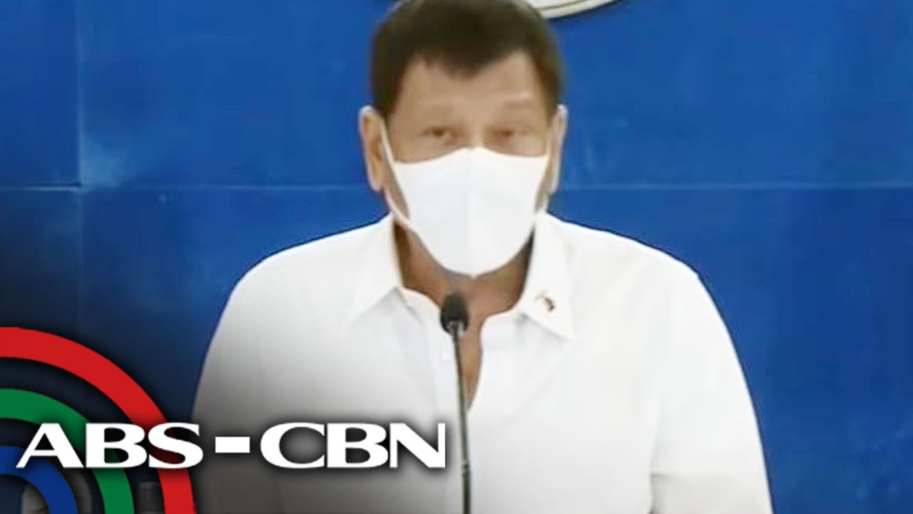 RECORDED EARLIER: Full version of President Duterte's address to the nation