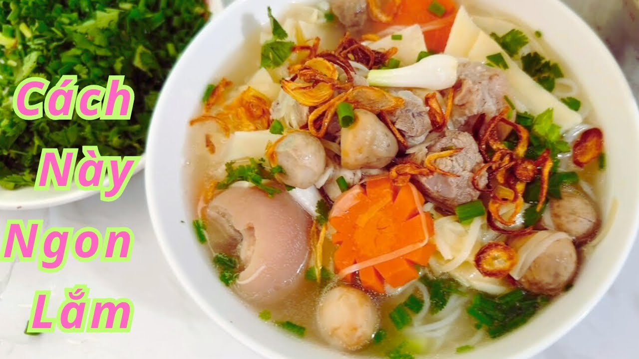 Cách Nấu Bún  Măng Giò Heo Thơm Ngon Đơn Giản Mẹo Khử Mùi Giò Heo || Món Ngon Quê Nhà