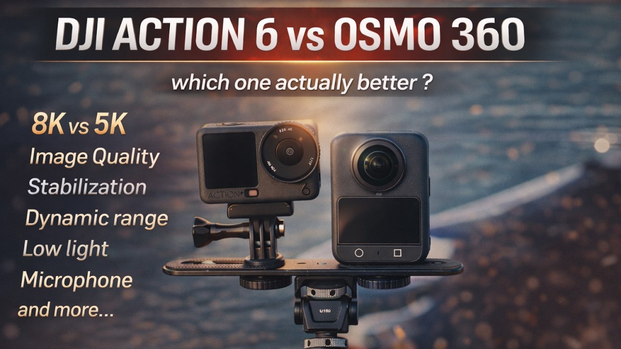 DJI Action 6 vs Osmo 360  Which One actually wins