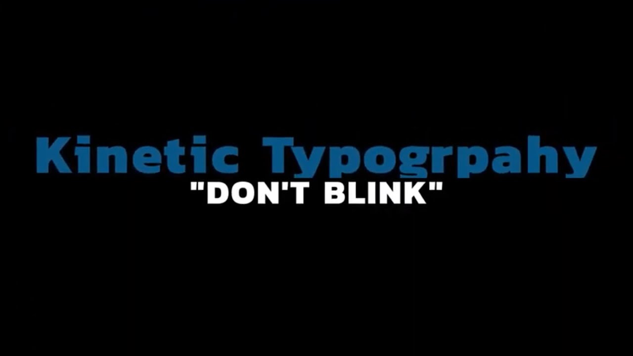 Kinetic Typography Intro Background Music - Don't Blink No Copyright