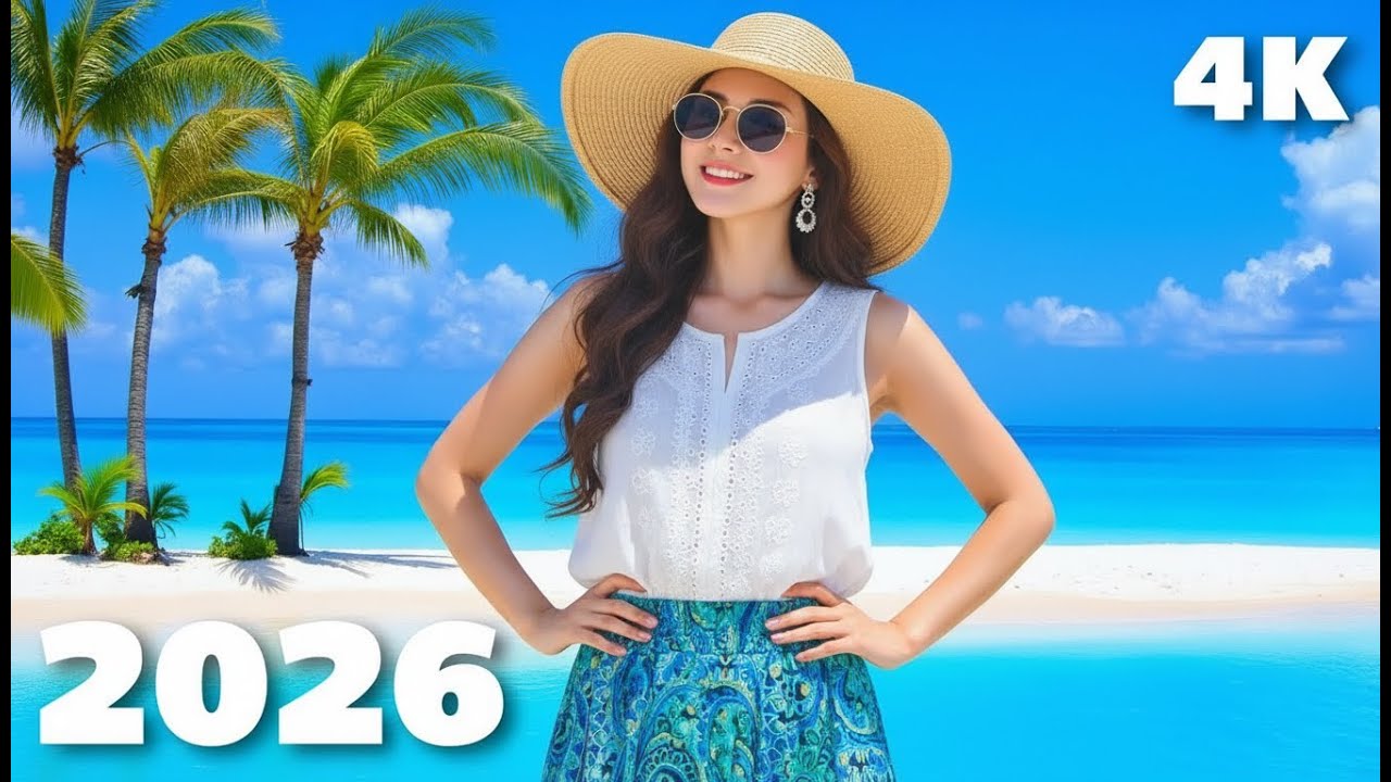 Chill Summer Paradise 2026 🌴 Relaxing Tropical Deep House Vibes 4K UHD