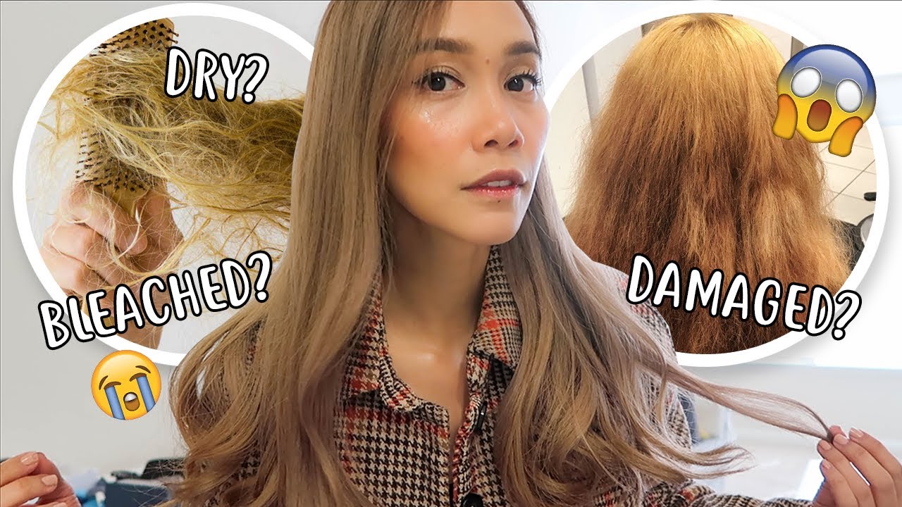 DRY AND DAMAGED HAIR PROBLEM?? (Updated Haircare Routine) + CLOTHING HAUL