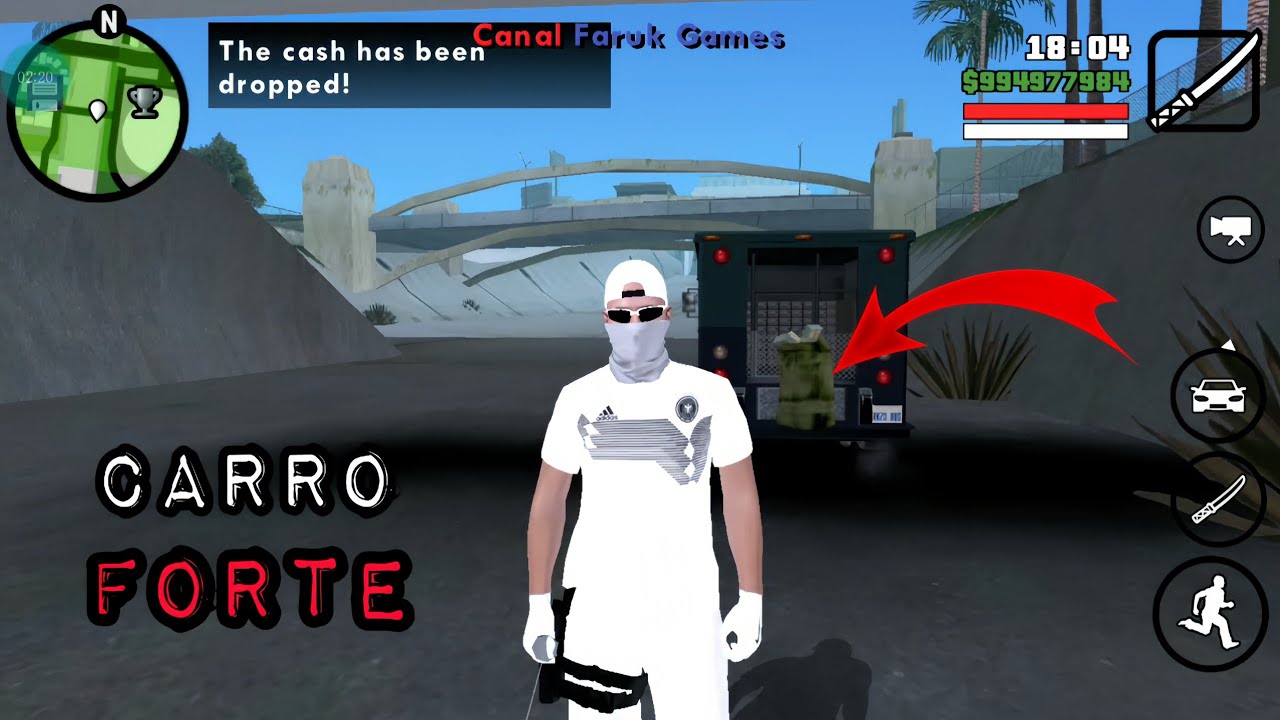 MOD ULTRA REALISTA! Olha o que aconteceu quando roubei o CARRO FORTE 😱💰