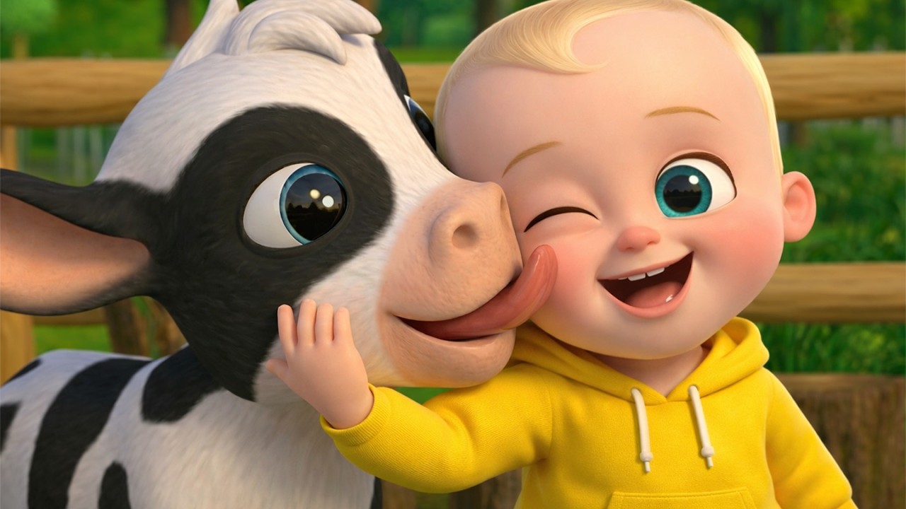 Lola the Cow  Animal Song! |+Compilation  | Lala Loops Kids Songs & Nursery Rhymes