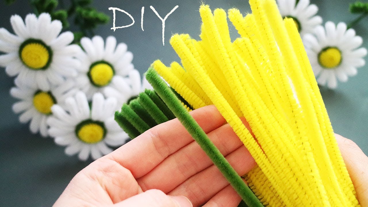 🌼ЛЮБИМЫЕ РОМАШКИ🌼 из синельной проволоки 🌼Цветы DIY