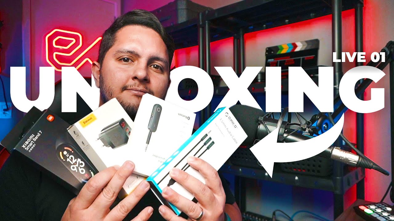 Miband 7, Ugreen Adaptador bluetooth, Fonte Baseus e Orico Splitter P2 - Unboxing