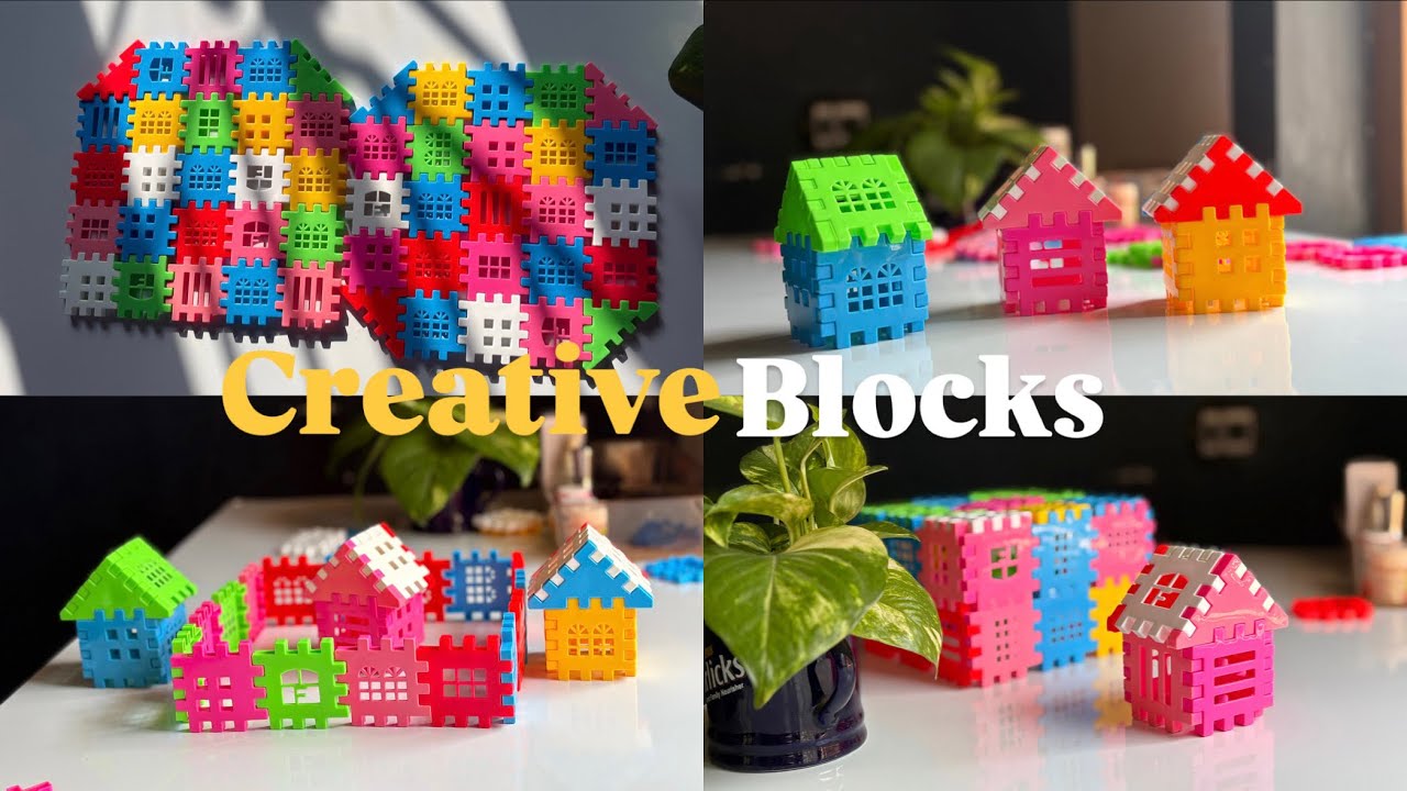 House making with Blocks 🎁🏠 | play with blocks | #trending #toys #kidsvideo 