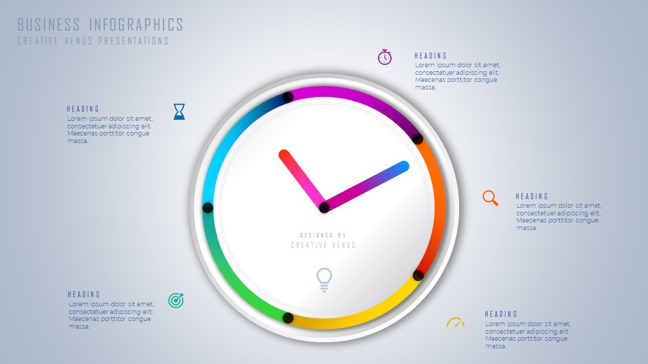 How To Create Beautiful Business Infographic Design Tutorial in Microsoft Office 365 PowerPoint PPT