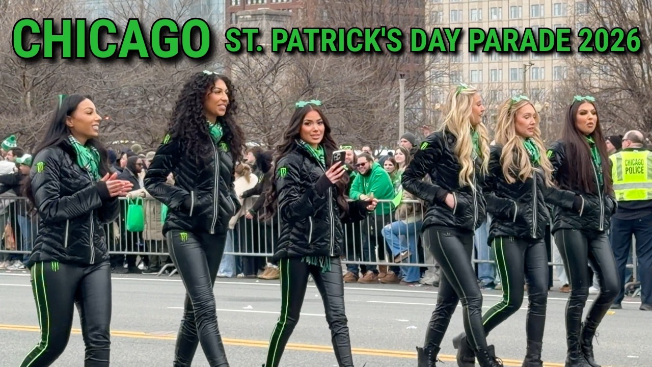 Chicago St. Patrick's Day Parade 2026 On Saturday | March 14, 2025 | 4K 60fps Full Video