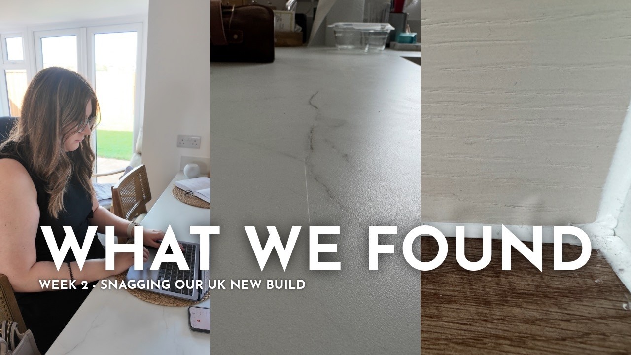 Snagging Our UK New Build Home | What We Found | Weekly Vlog | Nyssa Blake