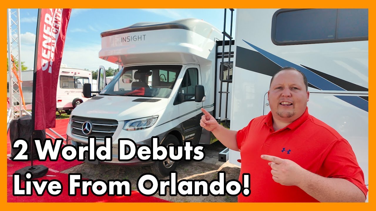 Orlando RV Show Live - Class C Motorhomes with 2 NEVER BEFORE SEEN RVs!