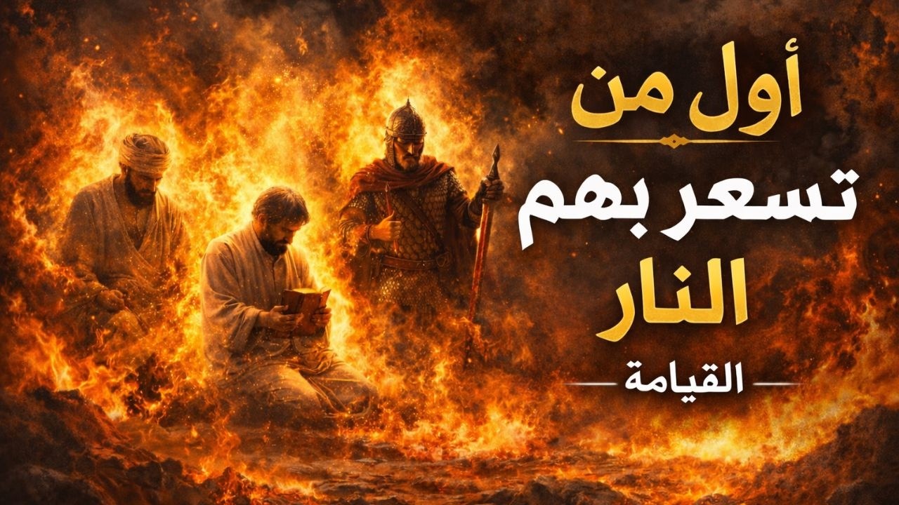 أول من تسعر بهم النار يوم القيامه   احذر ان تكن منهم☝