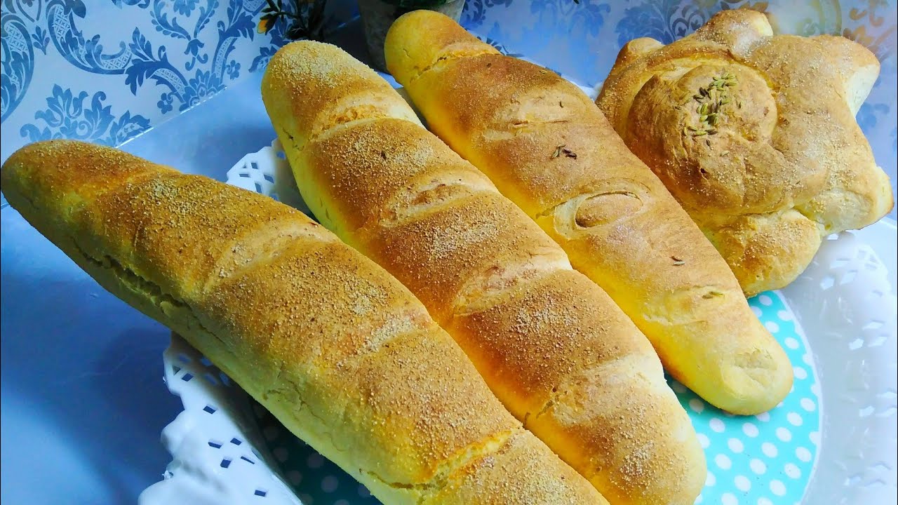 خبز السميد الهش و القطني و البنة مضمونة🥖🥖🌹