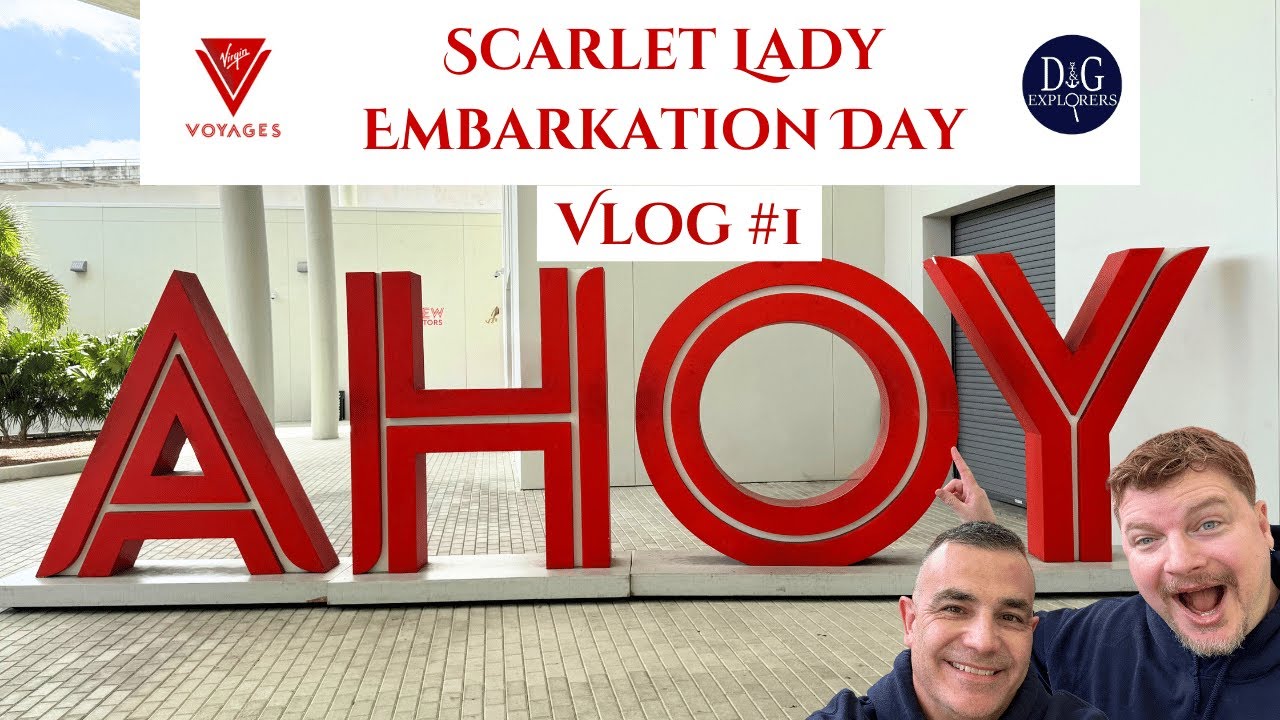 Видеоблог о Virgin Scarlet Lady №1: День перед круизом: отель, питание и посадка на борт.