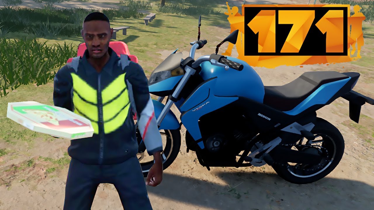 PRIMEIRO TRABALHO COM MINHA MOTO NOVA - 171 GAME