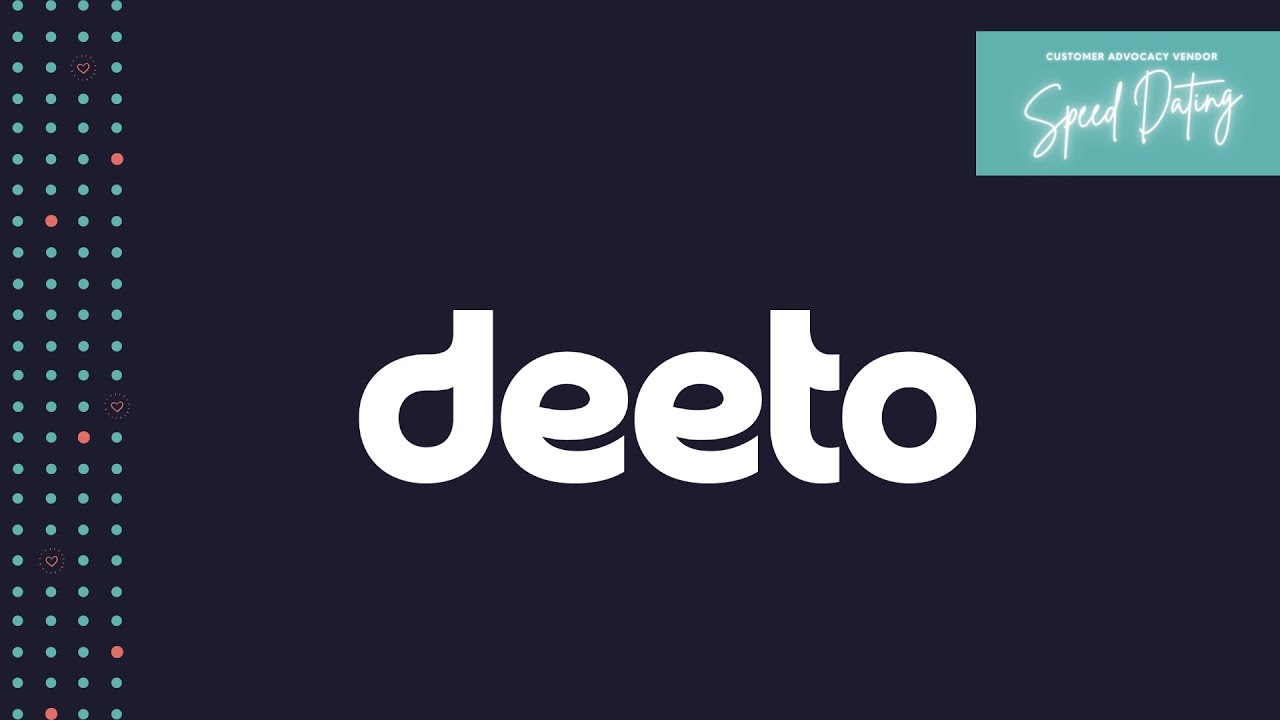 Deeto Product Demonstration 2023 - Advocacy Vendor Speed Dating hosted by Captivate Collective