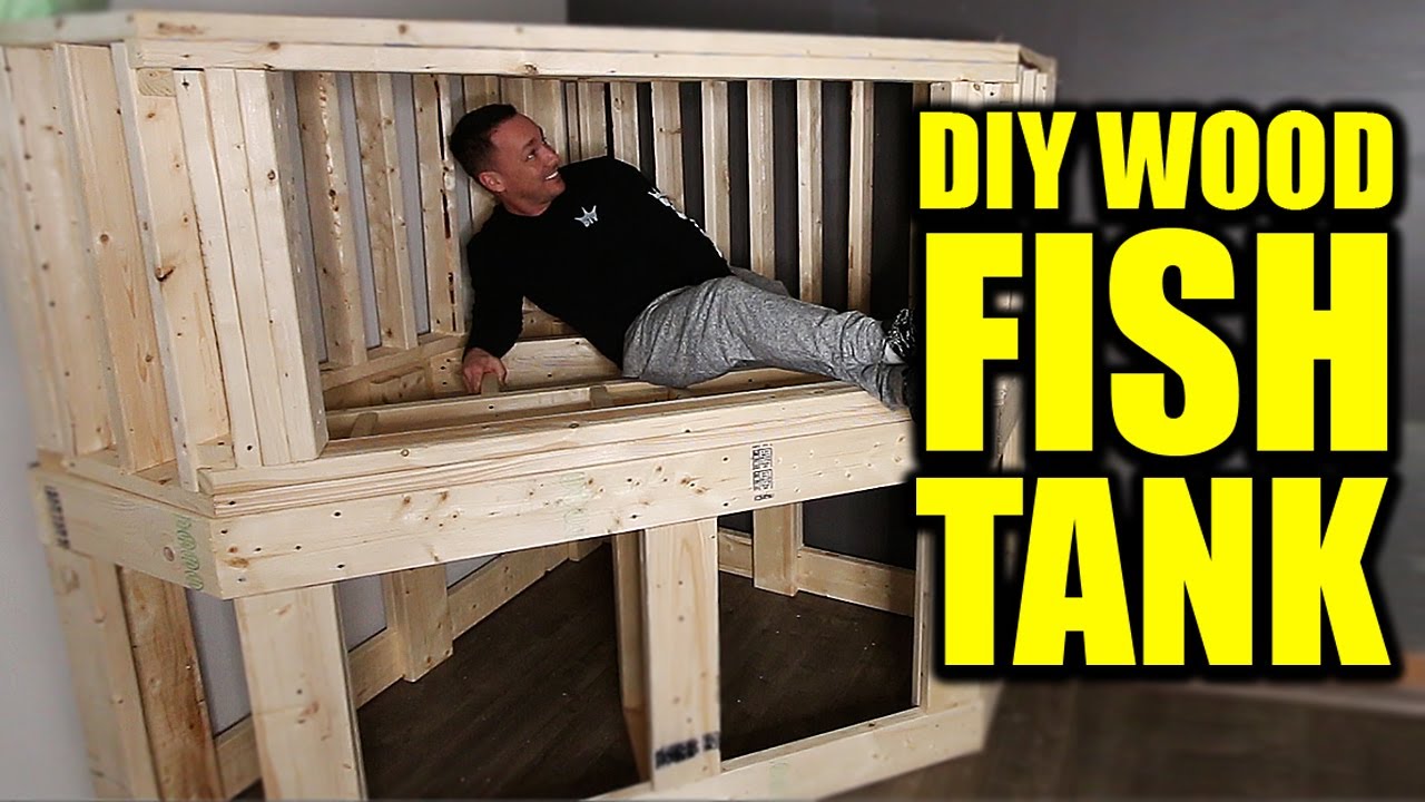 I built an AQUARIUM out of WOOD! The king of DIY - Part 1