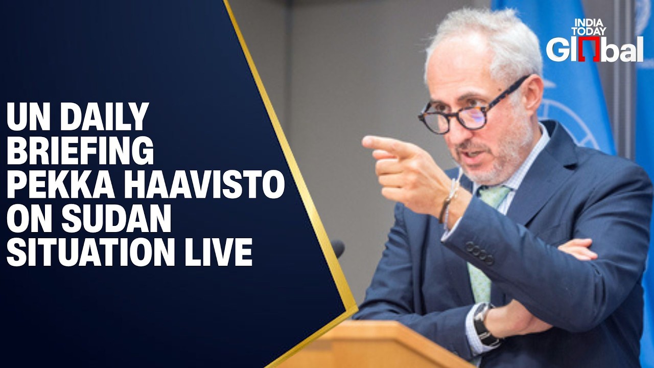 LIVE: UN Daily Briefing with Pekka Haavisto on Sudan Crisis Updates