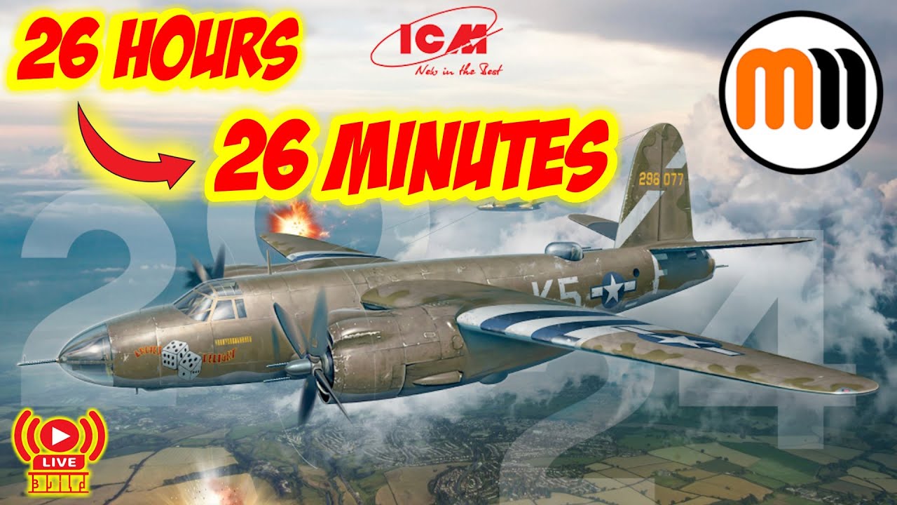 ICM 1/48 B-26B Marauder Build - 26 hours in 26 minutes!