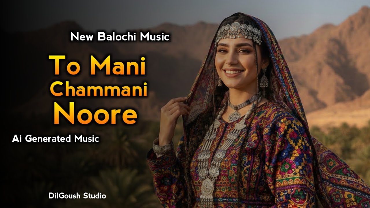  هوش مصنوعی بلوچی تو منی چمانی نوره -آهنگ جدید 2026 |Tu Mani Chammani Noore - Balochi Ai Music 2026 