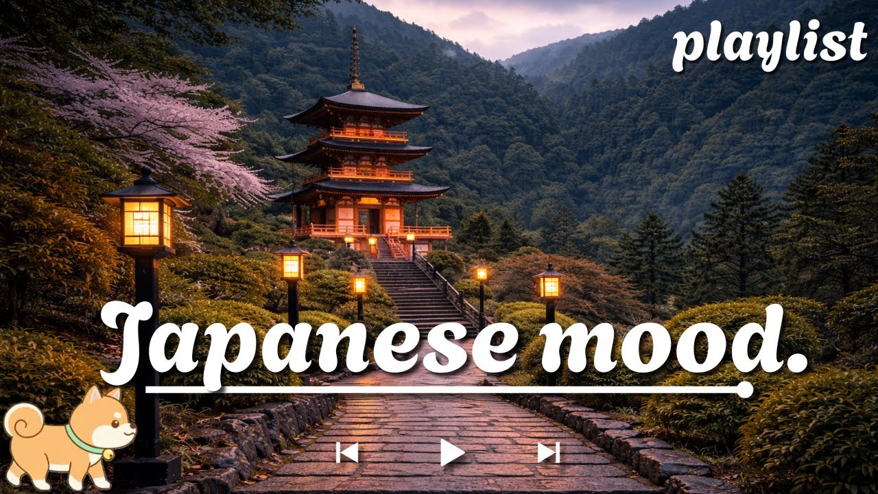 Japanese mood. | ⛩️ Japanese lofi music to relax study and chill | Japanese instruments