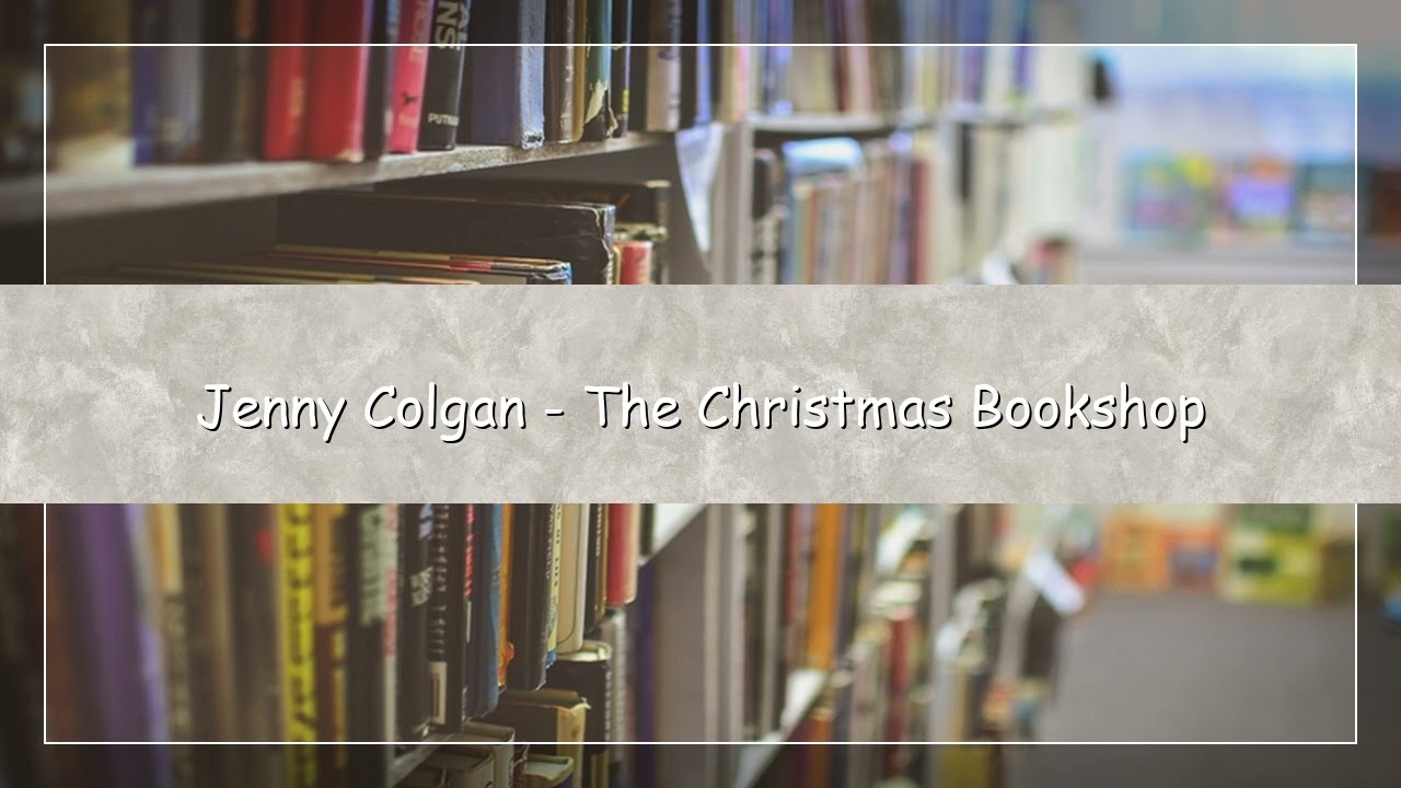 The Christmas Bookshop  | Heartwarming Holiday Audiobook