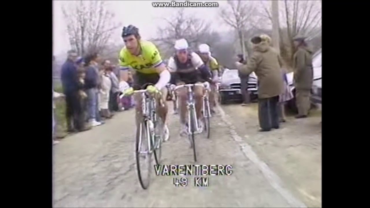 Tour des Flandres 1986 - Adrie van der Poel bat Sean Kelly