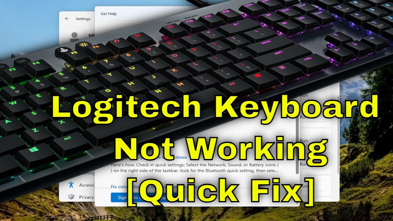 Клавиатура Logitech не работает в Windows 11/10 [Решение]