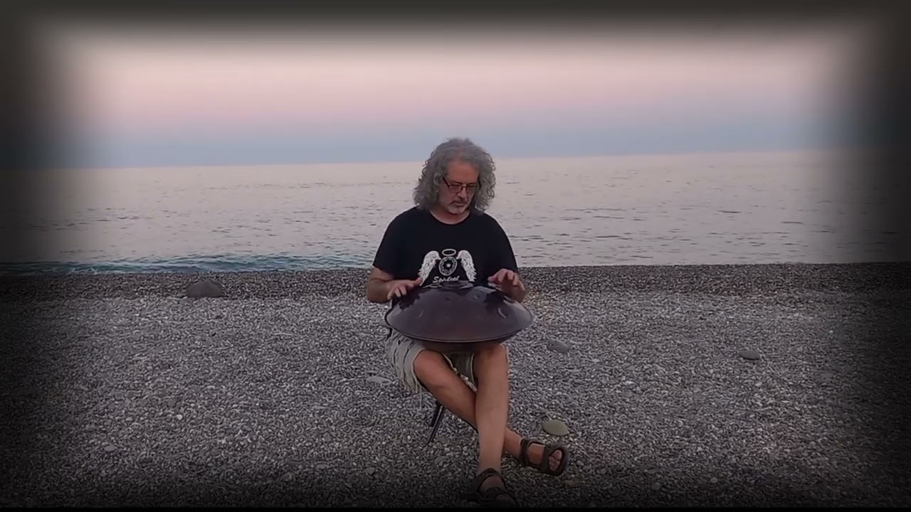 Starry sky (played on the seashore) | Spiritual Handpan