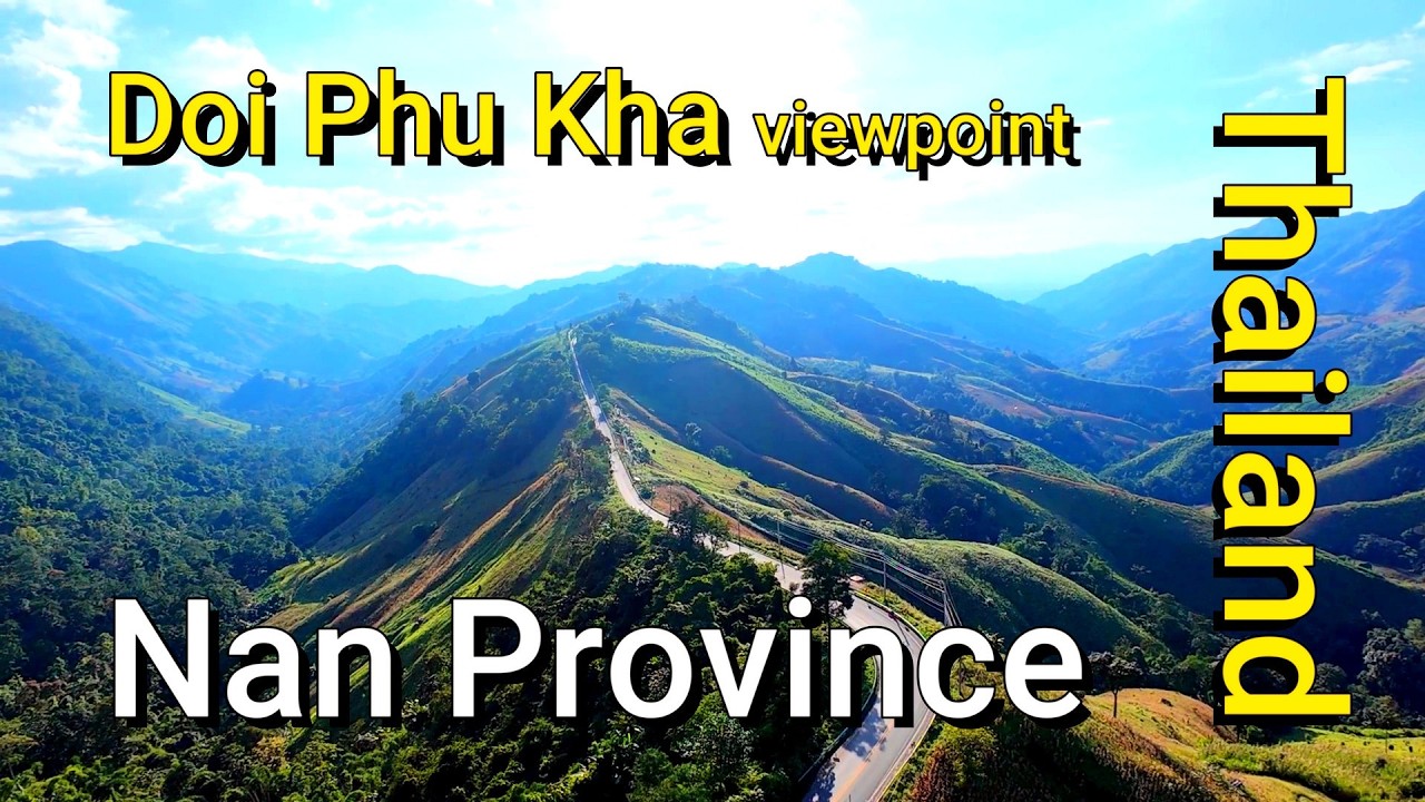 A Road That Floats Between Valleys | Scenic Flight & Drive in Nan, Thailand