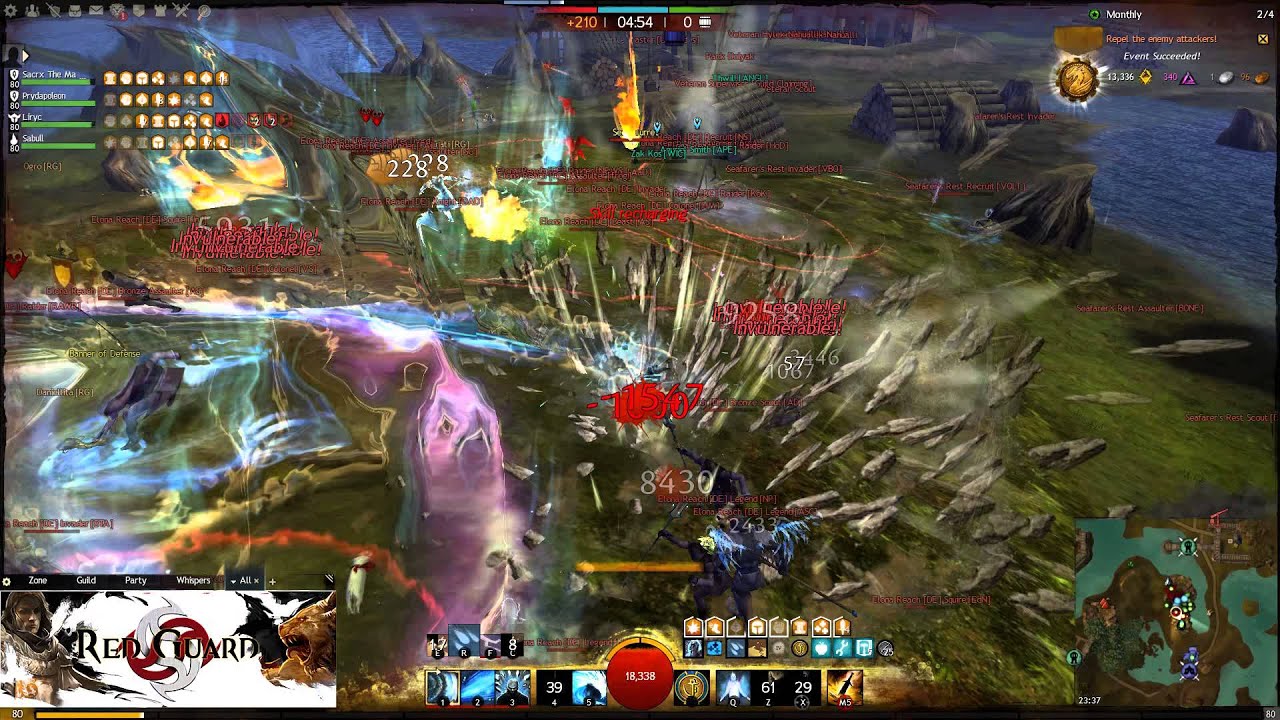 Guild Wars 2 - Goodbye Red Guard, final WvW raid with Sacrx comms (reupload) - 1200+ kills