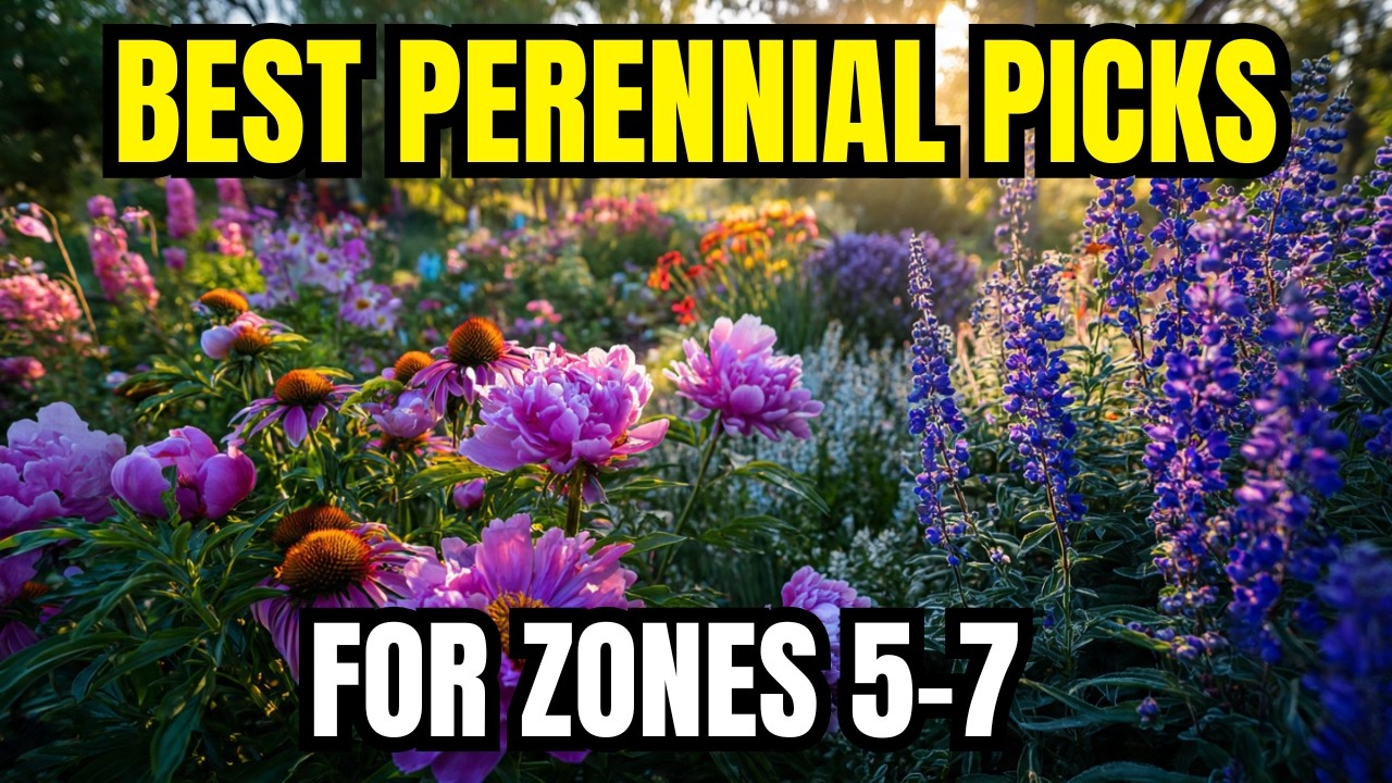 🌸Top 5 Low Maintenance Perennials For Zone 5 To 7 | Easy Gardening, Cold Hardy & Beautiful🍃